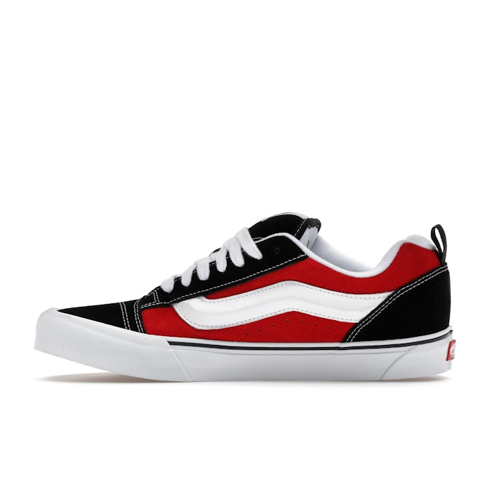 Vans Mens Knu-Skool Black Red - мужская сетка размеров Vans Mens Knu-Skool Black Red - мужская сетка размеров