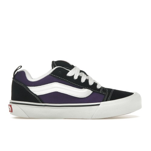 Кроссы Vans Knu Skool Black Purple - мужская сетка размеров