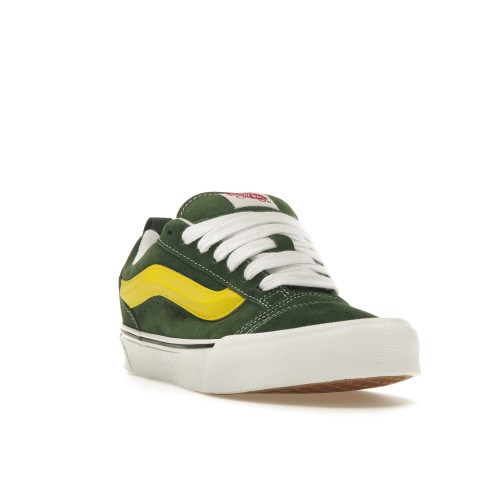 Кроссы Vans Knu Skool Green Yellow - мужская сетка размеров