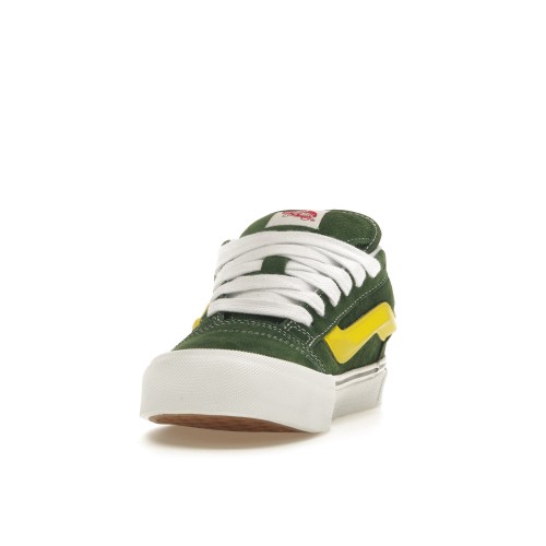 Кроссы Vans Knu Skool Green Yellow - мужская сетка размеров