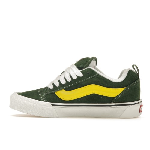 Кроссы Vans Knu Skool Green Yellow - мужская сетка размеров