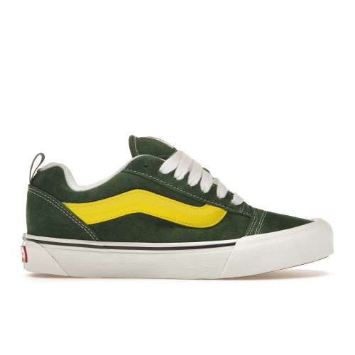 Кроссы Vans Knu Skool Green Yellow - мужская сетка размеров