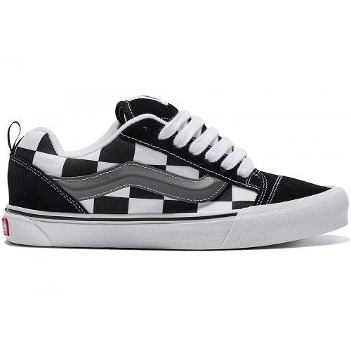 Кроссы Vans Knu Skool Mega Check Black - мужская сетка размеров