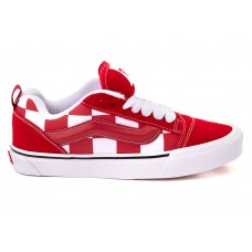 Кроссовки Vans Knu Skool Mega Check Red