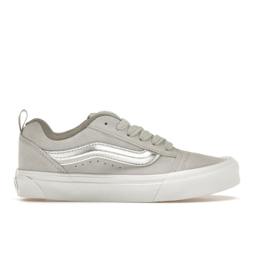 Кроссы Vans Knu Skool Metallic Silver - мужская сетка размеров