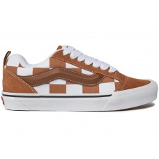 Кроссовки Vans Knu Skool Mega Check Brown