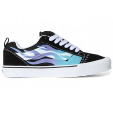Vans Knu Skool Black Blue Flame