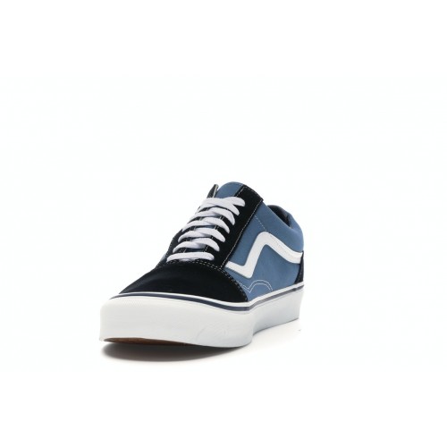 Кеды Vans Old Skool Navy White - мужская сетка размеров