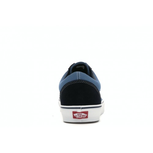 Кеды Vans Old Skool Navy White - мужская сетка размеров