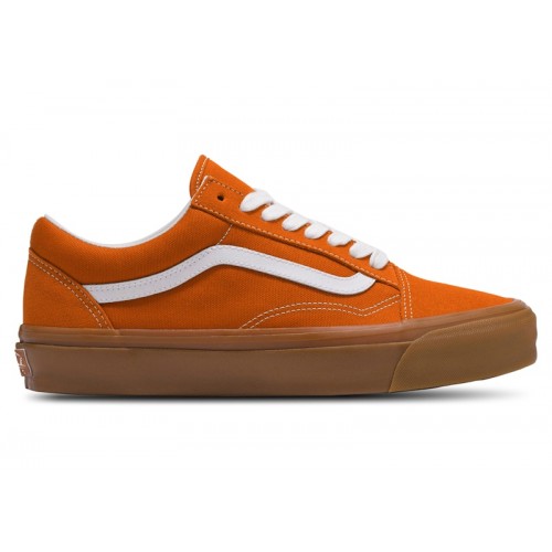 Кроссы Vans Old Skool LX Marmalade Orange Gum - мужская сетка размеров