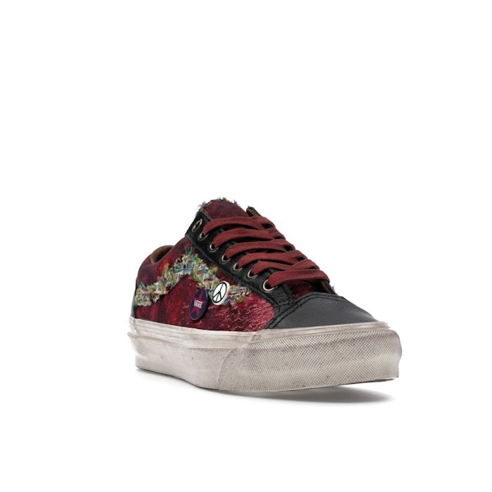 Vans Old Skool 36 LX Souvenir Pack - Burgundy - мужская сетка размеров Vans Old Skool 36 LX Souvenir Pack - Burgundy - мужская сетка размеров