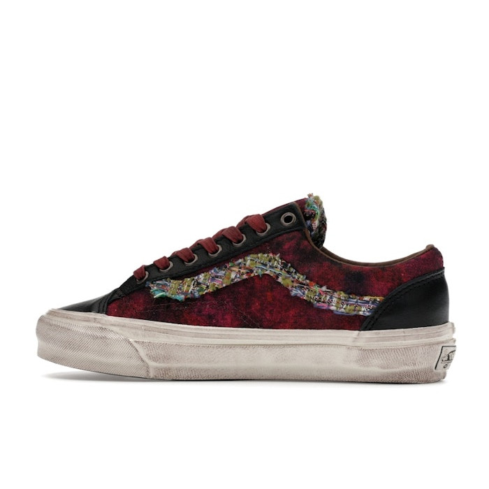 Vans Old Skool 36 LX Souvenir Pack - Burgundy - мужская сетка размеров Vans Old Skool 36 LX Souvenir Pack - Burgundy - мужская сетка размеров