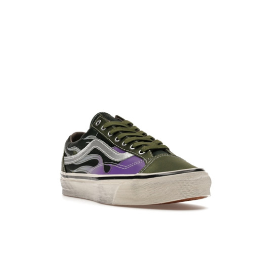 Vans Old Skool 36 LX Archive Flame Green - мужская сетка размеров