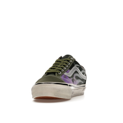 Vans Old Skool 36 LX Archive Flame Green - мужская сетка размеров