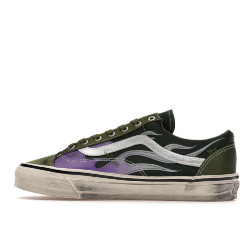 Vans Old Skool 36 LX Archive Flame Green - мужская сетка размеров