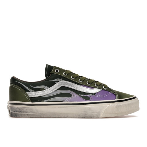 Vans Old Skool 36 LX Archive Flame Green - мужская сетка размеров