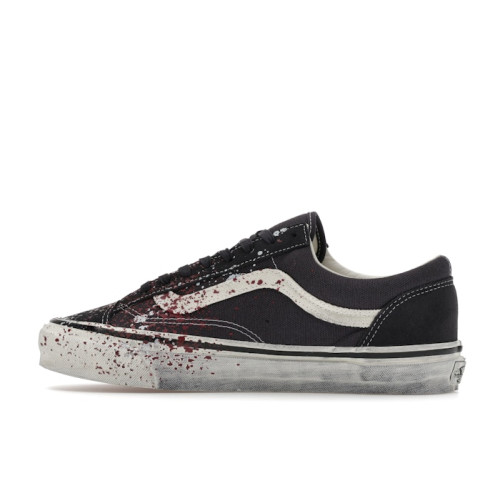 Vans Old Skool 36 Paint Splatter Paint Splatter Charcoal Grey - мужская сетка размеров