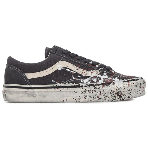 Vans Old Skool 36 Paint Splatter Paint Splatter Charcoal Grey - мужская сетка размеров