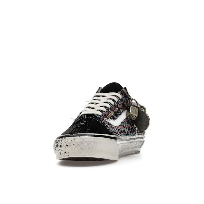 Vans Premium Old Skool Charms Black Grey - мужская сетка размеров Vans Premium Old Skool Charms Black Grey - мужская сетка размеров
