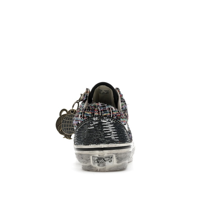 Vans Premium Old Skool Charms Black Grey - мужская сетка размеров Vans Premium Old Skool Charms Black Grey - мужская сетка размеров