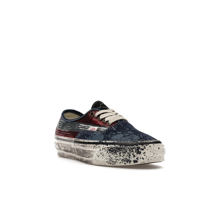 Vans Authentic Premium La Habana - Red Navy - мужская сетка размеров Vans Authentic Premium La Habana - Red Navy - мужская сетка размеров