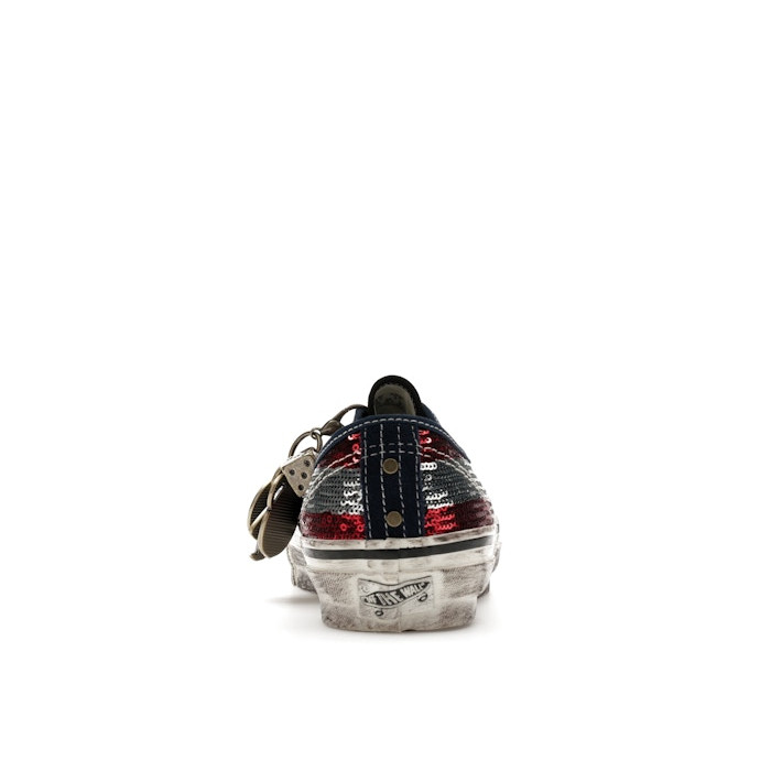 Vans Authentic Premium La Habana - Red Navy - мужская сетка размеров Vans Authentic Premium La Habana - Red Navy - мужская сетка размеров