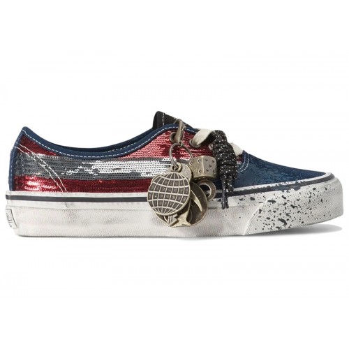 Vans Premium Authentic La Habana Red Navy - мужская сетка размеров