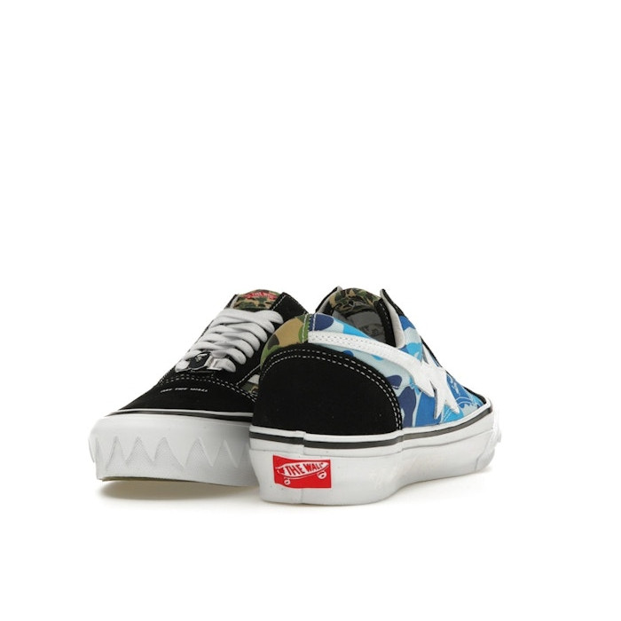 Vans LX Old Skool Bape ABC Multi-Camo - мужская сетка размеров Vans LX Old Skool Bape ABC Multi-Camo - мужская сетка размеров