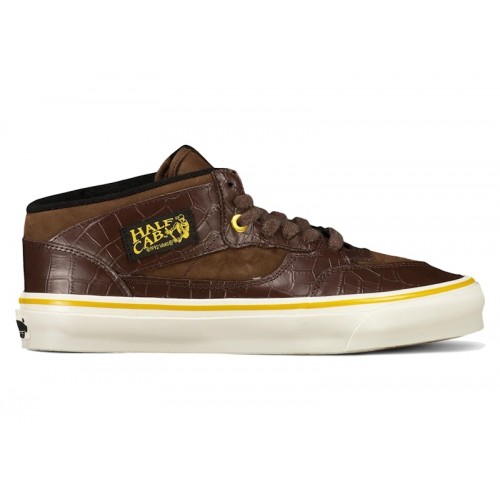 Кроссы Vans OTW Half Cab Reissue 33 Demitasse Patent Crocodile - мужская сетка размеров