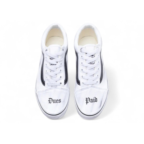 Travis Barker x Vans Old Skool White - мужская сетка размеров