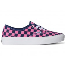 Vans Authentic Checkerboard Deep Indigo Blue Fizz Pink
