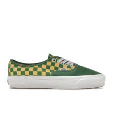 Vans Premium Authentic Fairway Green Yellow Checkerboard