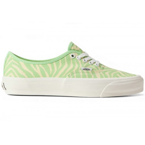 Vans Premium Authentic Zebra Pistachio Green - мужская сетка размеров