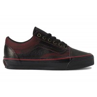 Кроссовки Vans Old Skool Premium Tania Cruz Dark Red Rub-Away