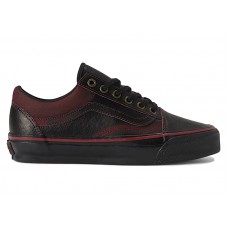 Кроссовки Vans Old Skool Premium Tania Cruz Dark Red Rub-Away