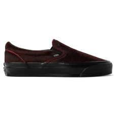 Vans Classic Slip-On 98 LX Pony Hair Burgundy Black