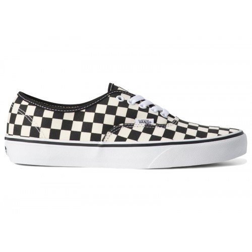 Vans Authentic Checkerboard Black White - мужская сетка размеров