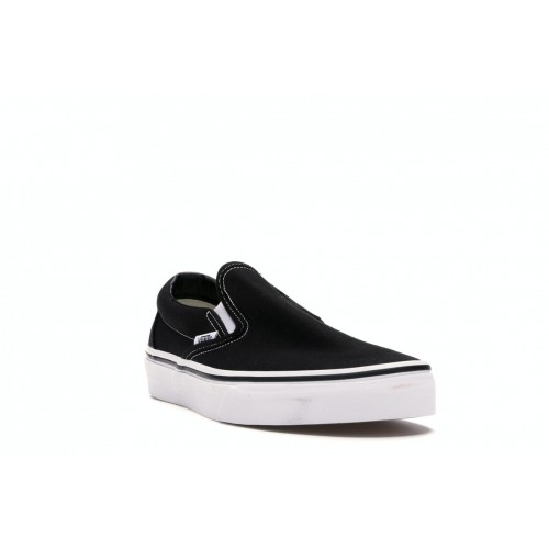 Кроссы Vans Classic Slip On Black - мужская сетка размеров