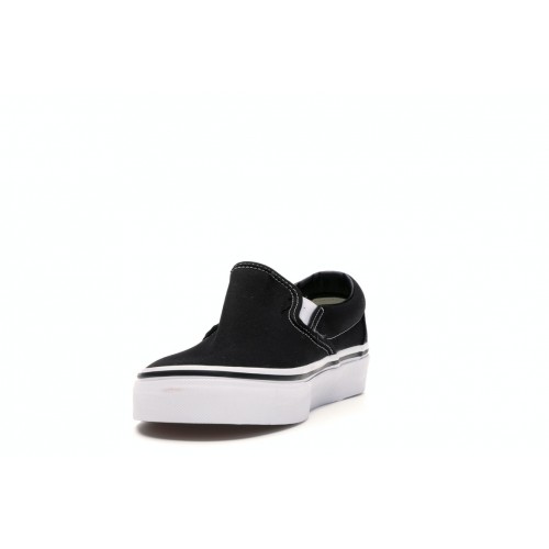 Кроссы Vans Classic Slip On Black - мужская сетка размеров