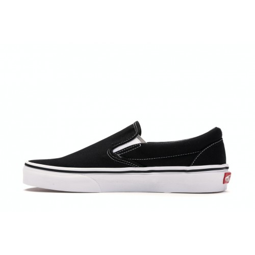 Кроссы Vans Classic Slip On Black - мужская сетка размеров