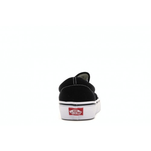 Кроссы Vans Classic Slip On Black - мужская сетка размеров