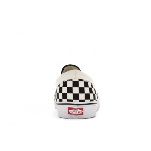 Кроссы Vans Slip-On Checkerboard - мужская сетка размеров