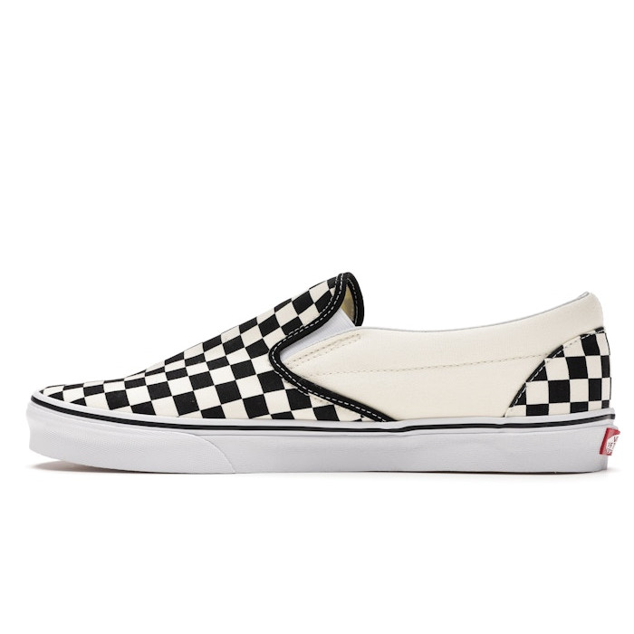 Vans Slip-On Checkerboard Black White - мужская сетка размеров Vans Slip-On Checkerboard Black White - мужская сетка размеров