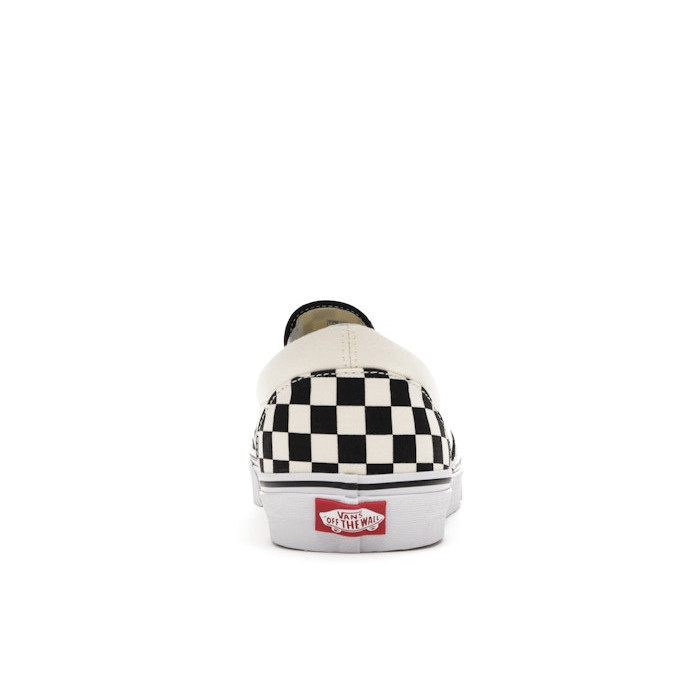 Vans Slip-On Checkerboard Black White - мужская сетка размеров Vans Slip-On Checkerboard Black White - мужская сетка размеров