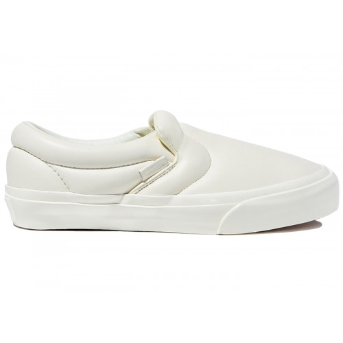 Кроссы Vans Slip-On Reissue 43 Proenza Schouler Puffy Ecru - мужская сетка размеров