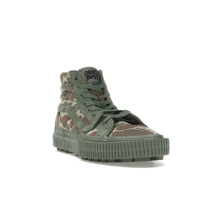 OAMC x WTAPS x Vans Sk8 Hi Duck Camo - мужская сетка размеров OAMC x WTAPS x Vans Sk8 Hi Duck Camo - мужская сетка размеров