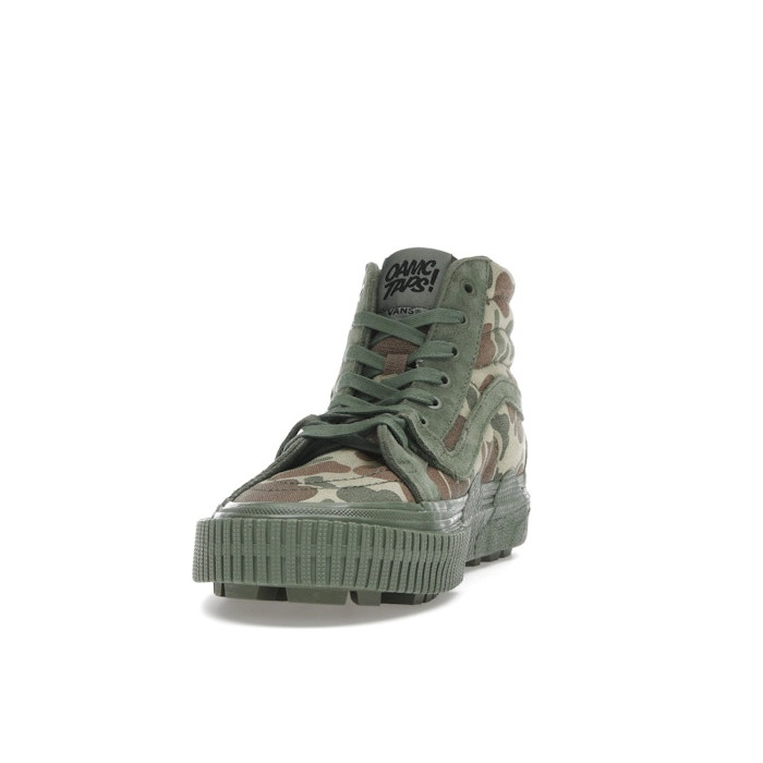 OAMC x WTAPS x Vans Sk8 Hi Duck Camo - мужская сетка размеров OAMC x WTAPS x Vans Sk8 Hi Duck Camo - мужская сетка размеров