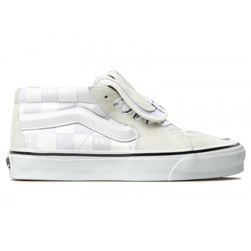 Кроссы Vans Sk8-Mid Reissue 83 OST HommeGirls White - мужская сетка размеров