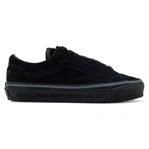 Кроссы Vans OTW Old Skool 36 NEIGHBORHOOD Black - мужская сетка размеров