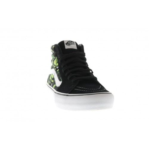 Кроссы Vans Sk8-Hi Supreme Skull Pile (Green) - мужская сетка размеров